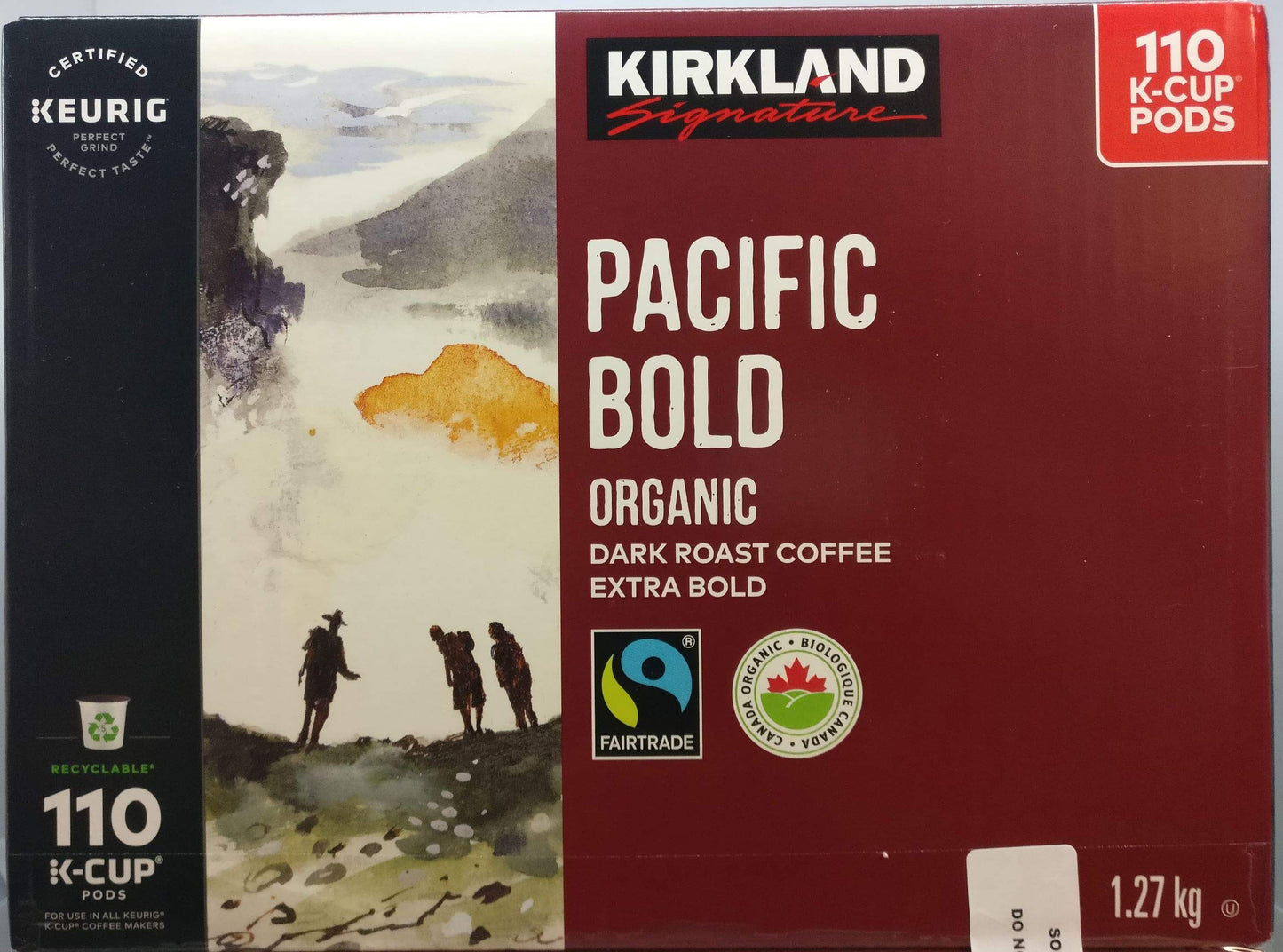 Kirkland Pacific Bold K-Cups, 110 Count, (Imported from Canada)