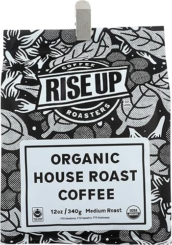Organic House Roast, Certified Fair Trade Organic Coffee, 12 oz, Whole Bean (Organic House)
