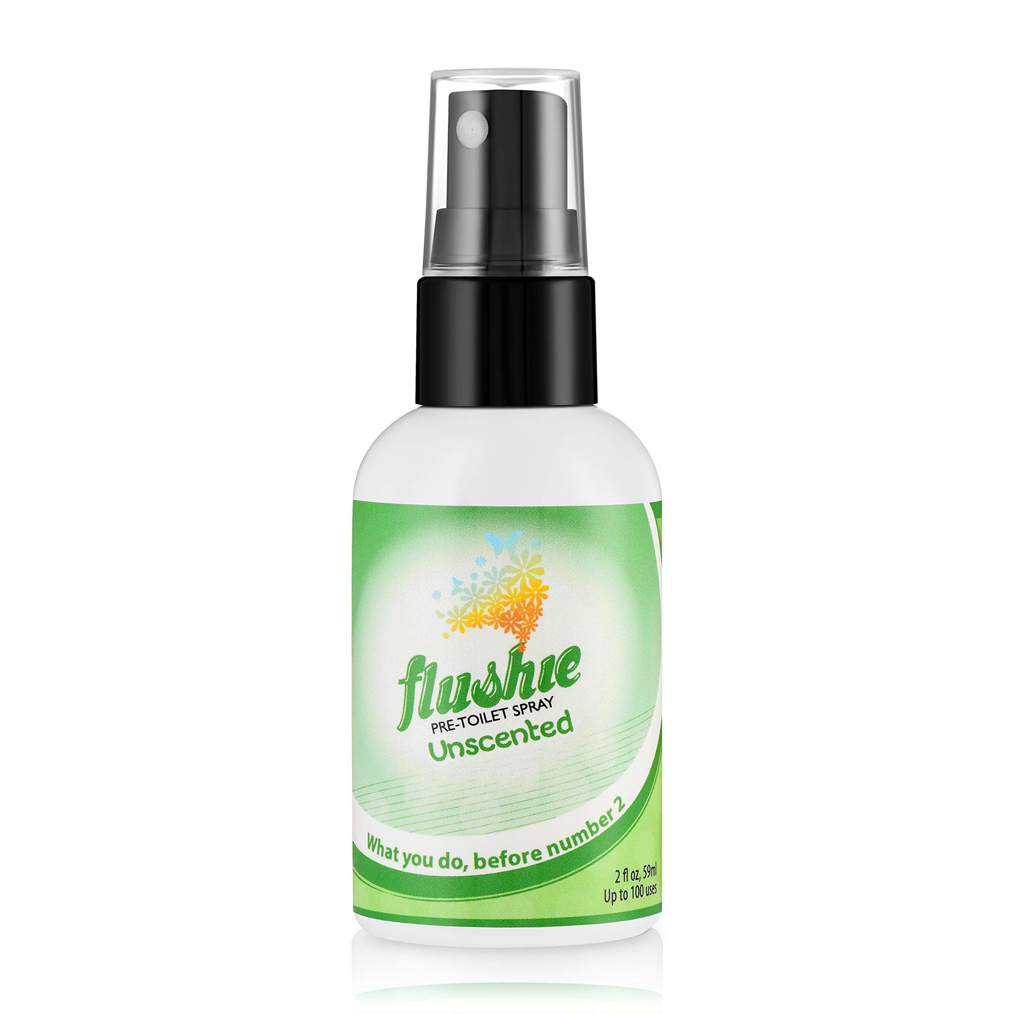 Flushie Pre-Toilet Spray Poop Spray Travel Size Toiletries Bathroom Spray for Toilet Traveling Essentials Poop deodorizer Poop Odor eliminator 4oz