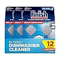 Finish Dishwasher Cleaner Tablets, Deep Cleans Hidden Grease & Grime, Fights Odors, No Extra Wash Cycle, Helps Maintain Dishwasher, 12 Month Supply