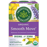 Traditional Medicinals Organic Smooth Move Laxative Tea, 16 Tea Bags (Pack of 1)