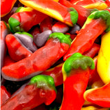Spicy Fire Peppers Candy Gummies - 1.5 ibs Experience the Heat with These Spicy Fruit Delights-Gummy Shaped Red Hot Chili Peppers(24 oz)