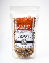 Oregon Farm To Table - Hazelnuts from Premium Growers - Dry Roasted - Sweet Cinnamon - Kosher Certified -1 LB