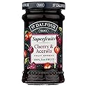 St. Dalfour Superfruits Cherry & Acerola Fruit Spread - 6 oz - 100% from Fruit, Gluten-Free, No Artificial Ingredients, Non-GMO, All Natural, Made in