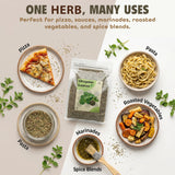 Miss Spring Dried Oregano Leaves - Non-GMO, No Additives - Finely Cut Oregano Dried Leaves Seasoning & Spice - Fresh Dry Herb Seasoning for Pasta