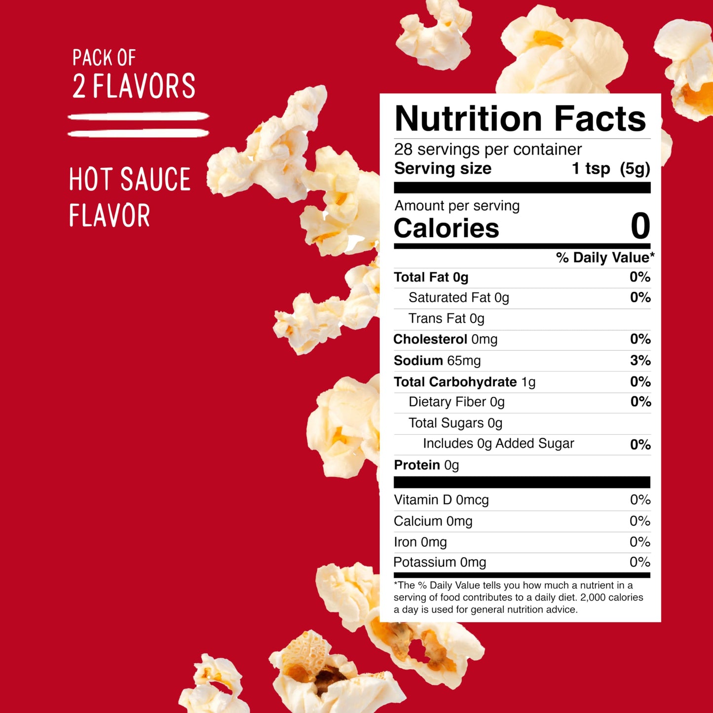 Winona Pure Popcorn Spray Variety Pack, Butter & Hot Sauce, For Popcorn & More, 5 oz, 2 Pack