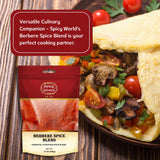Spicy World Berbere Spice Blend 3.5oz | Authentic Ethiopian Seasoning Hand-Blended | Rich 14-Spice Mix for Flavorful Dishes