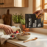 Truely Cereal Chocolate Pb - 2 Pack 7.05 oz Boxes - Protein for Breakfast - High Protein Snack - Protein Option - Truely Cereal with a Random Item