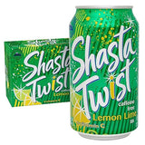 Shasta Lemon Lime Twist 12 pk, 12 oz