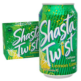 Shasta Lemon Lime Twist 12 pk, 12 oz
