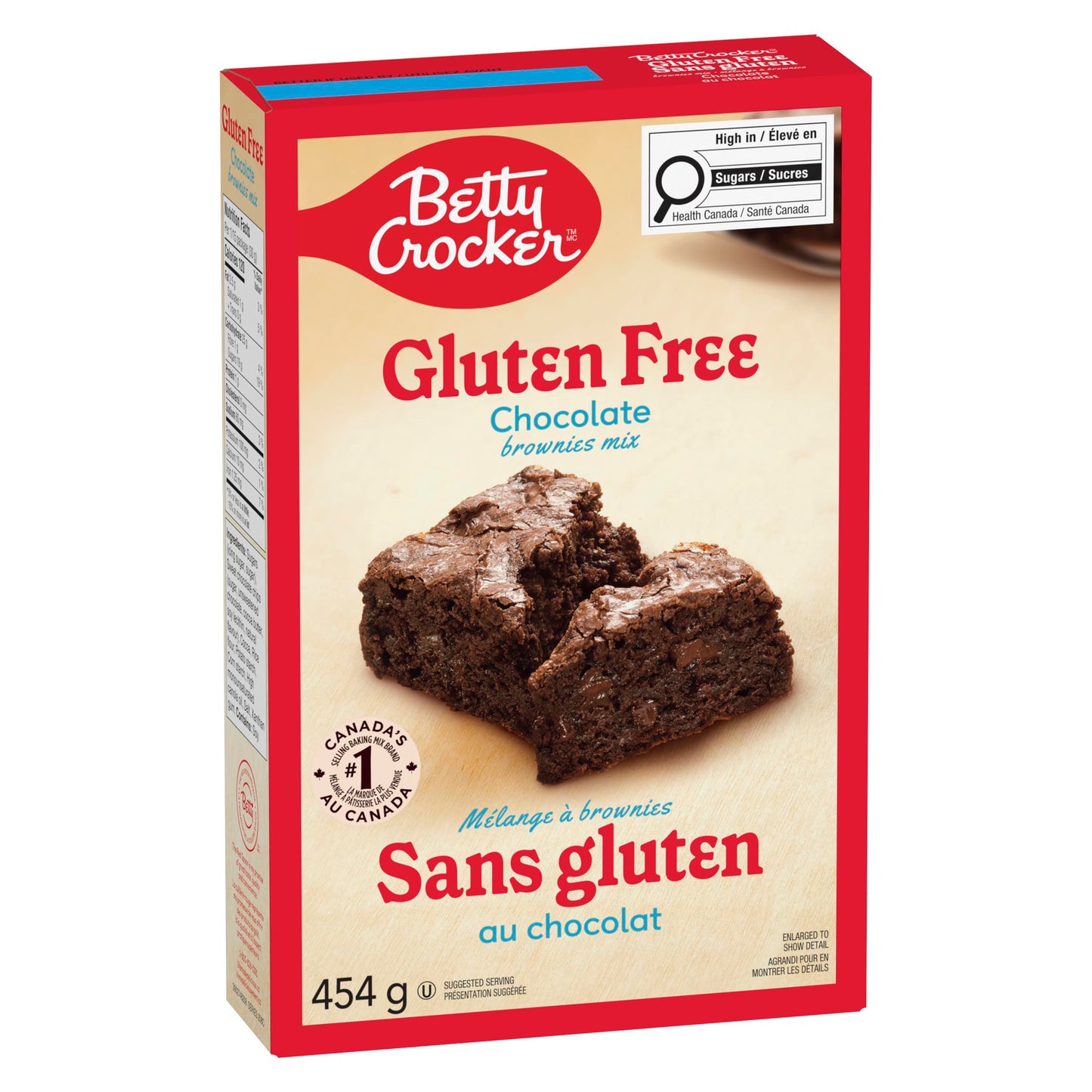 Betty Crocker Chocolate Gluten Free Brownie Mix, 454g/16 oz. Box (Imported from Canada)