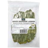 Dried soursop leaves Graviola Leaves Tea - Whole Dried Guanabana Loose Leaf, 100+ Leaves, Caffeine-Free, Vacuum-Sealed Pack