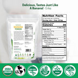Z Natural Foods Organic Banana Powder, Fiber Supplement for Glowing Skin and Enhanced Immunity, Great in Juice, Smoothies, and Recipes, Non-GMO