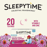 Celestial Seasonings Sleepytime Wellness Echinacea Immune Boost, Caffeine Free, 20 Tea Bags Box