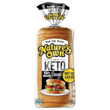 Nature's Own Life Keto Soft White Bread, Net 1 Carb Sliced White Non-GMO Keto Bread, 16 oz Loaf