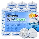 50 Count Disposable Toilet Wand Refills for Clorox, Upgraded Replacement Brush Heads Compatible With Most Toilet Wand Refill System - 5X Cleaning