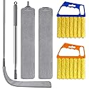 Retractable Gap Dust Cleaner Under Appliance Cleaning Tool,Window Blind Cleaner Duster Tool,4pcs Cleaning Tools Set for Under Appliances Furniture