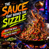 Legend Cookhouse Chinese Lo Mein Sauce, Chow Mein Stir Fry Sauce for Noodles, Fried Rice, Vegetables, Chicken, Beef & Shrimp, Authentic Guyanese