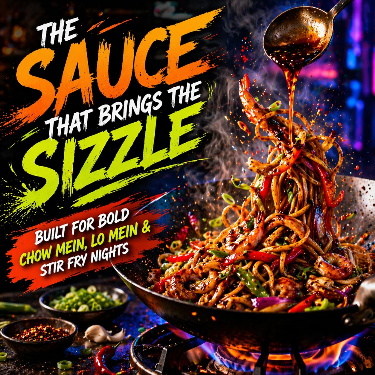 Legend Cookhouse Chinese Lo Mein Sauce, Chow Mein Stir Fry Sauce for Noodles, Fried Rice, Vegetables, Chicken, Beef & Shrimp, Authentic Guyanese