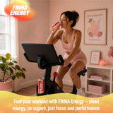 FINNA Energy Drink - Lightly Carbonated, 13 Ingredients for Focus, No Jitters, Less Preservatives, Low-Calorie, Suitable for Work, School & Gym