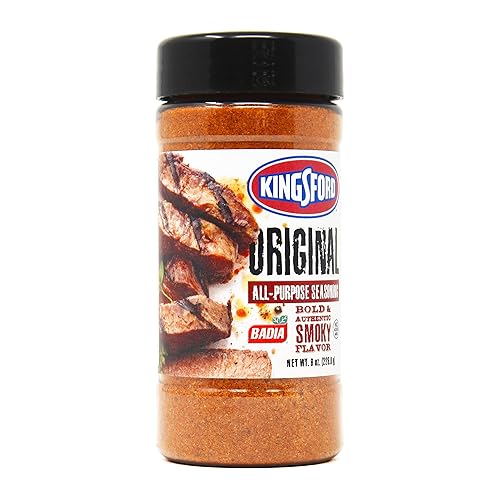 Kingsford Original All-Purpose Seasoning 8 oz - Bold and Balanced Smoky Flavor for Grilling, Roasting, and Everyday Cooking