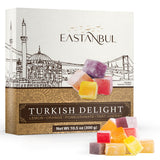 Eastanbul Turkish Delight, Turkish Delights Candy Assorted Flavor, 10.5oz