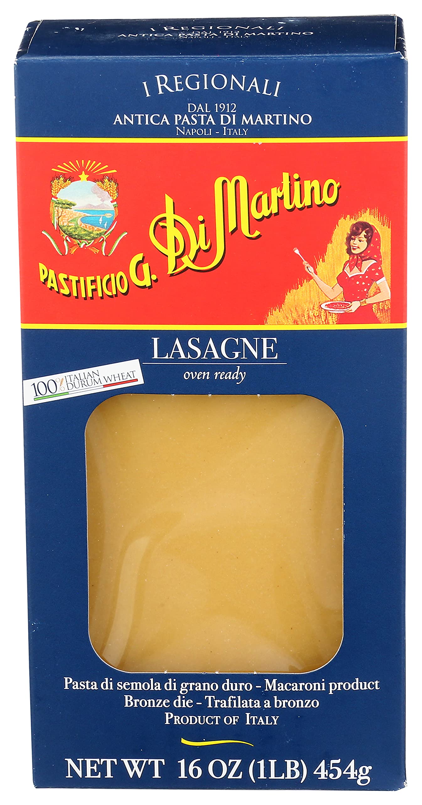 Di Martino Pasta, Lasagna, delicious family dinner, vegan, gourmet authentic Italian pasta, PGI Gragnano pasta, premium noodles made with 100% Italian