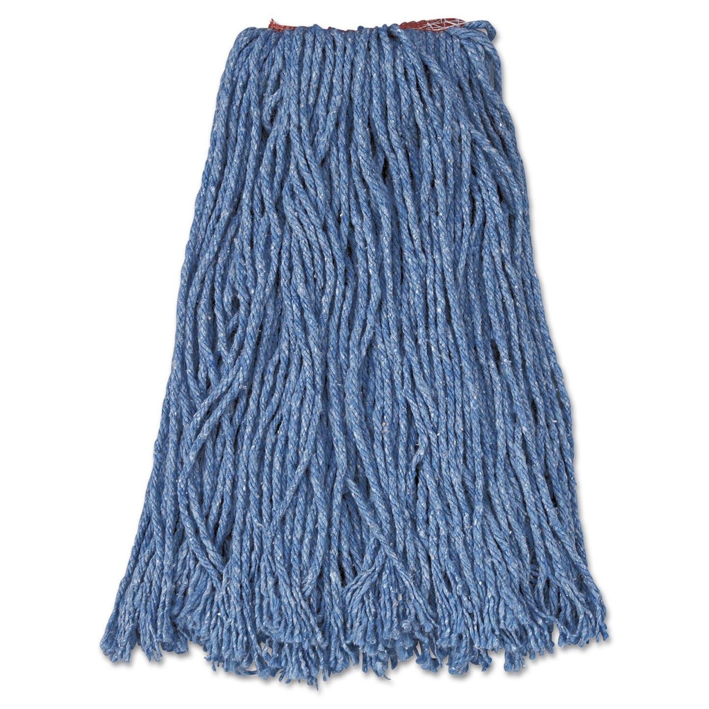 Rubbermaid Commercial F51612BLUCT Cotton/Synthetic Cut-End Blend Mop Head, 16oz, 1" Band, Blue (Case of 12)