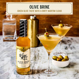 Fee Brothers Olive Brine - Dirty Martini Olive Juice, Cocktail Mixer, Hand Crafted in the USA, 12.8 Fl Oz