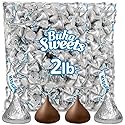 Bulk Milk Chocolate Candy 2 Pound Approx. 200 Pieces - Individually Wrapped Silver Foil Milk Chocolate Candy for Party Favors, Candy Buffets, Gifts