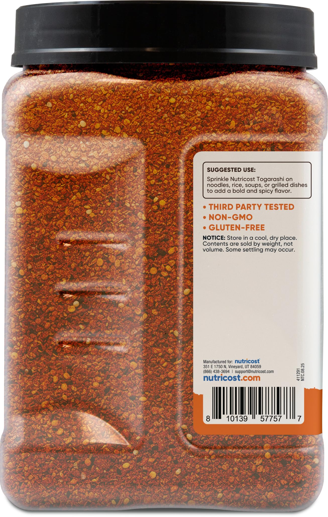 Nutricost Pantry Togarashi Seasoning Powder (2 LB) - Spicy Japanese 7 Spice Blend, Vegan-Friendly, GMO-Free, Gluten-Free