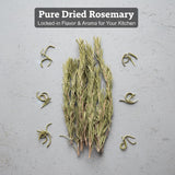 Dried Whole Rosemary Sprigs, 1.24oz(35.0g), Grade Dried Rosemary Sprigs for Baking & Beverages, Spices and Seasonings for Cooking Red Wine, Frying