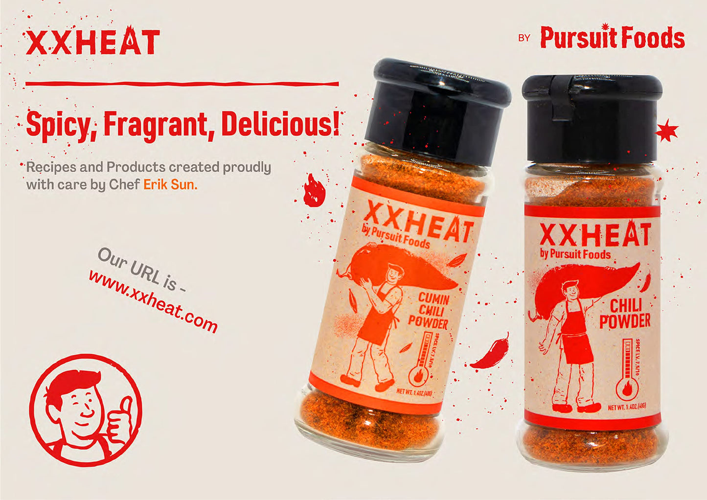 XXHeat Combo Pack - Chili Powder and Cumin Chili Powder