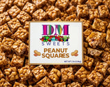 Old?Fashioned Peanut Squares - 2 lb Resealable Bag - Crunchy Bites Made with Roasted Peanuts - Classic Retro Treat for Snacking, Candy Dishes & Gifts