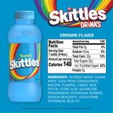 SKITTLES™ Candy Flavored Drink - Tropical Flavor | Bulk Candy Drinks with Fruity Flavors | 12 Fl oz. Bottles, Pack of 12