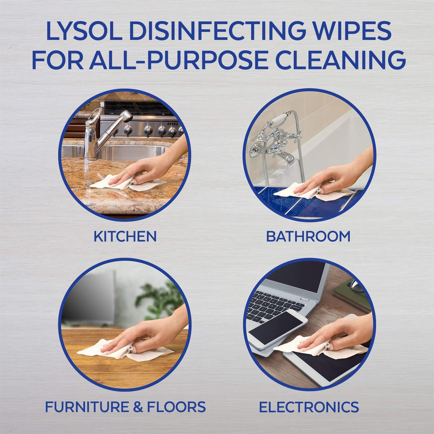 Lysol Disinfecting Wipes, Crisp Linen, 35ct, Crisp Linen, 35 Count (Pack of 1)