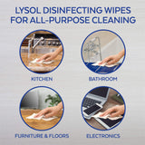 Lysol Disinfecting Wipes, Crisp Linen, 35ct, Crisp Linen, 35 Count (Pack of 1)