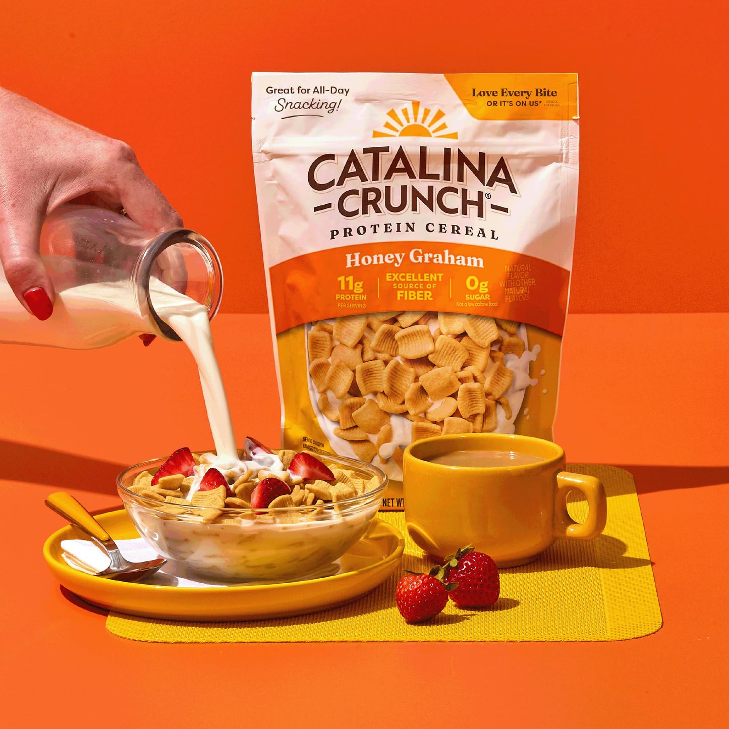 Catalina Crunch Protein Cereal, Honey Graham, 9 oz Bag (Pack of 1)