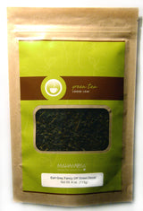 Mahamosa Earl Grey Fancy OP Green Decaf 4 oz - Decaffeinated Green Tea Blend Loose Leaf (with lemon peel, orange blossoms, natural bergamot flavoring)