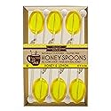 Melville Candy Lemon Honey Tea Spoons Stirrers, Made With Real Honey Gift Box, Pack of 6