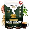 Dodjivi Organic Reishi Mushroom Coffee, Sustained Energy & Focus, Instant Coffee, Arabica with Adaptogenic Herbs, Sugar-Free, Vegan, Keto-Friendly