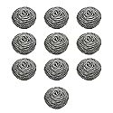 10 Packs Stainless Steel Sponge Scrubber Set, Metal Scouring Pad Stainless Steel Wire Washing Balls for Cookware Cleaning