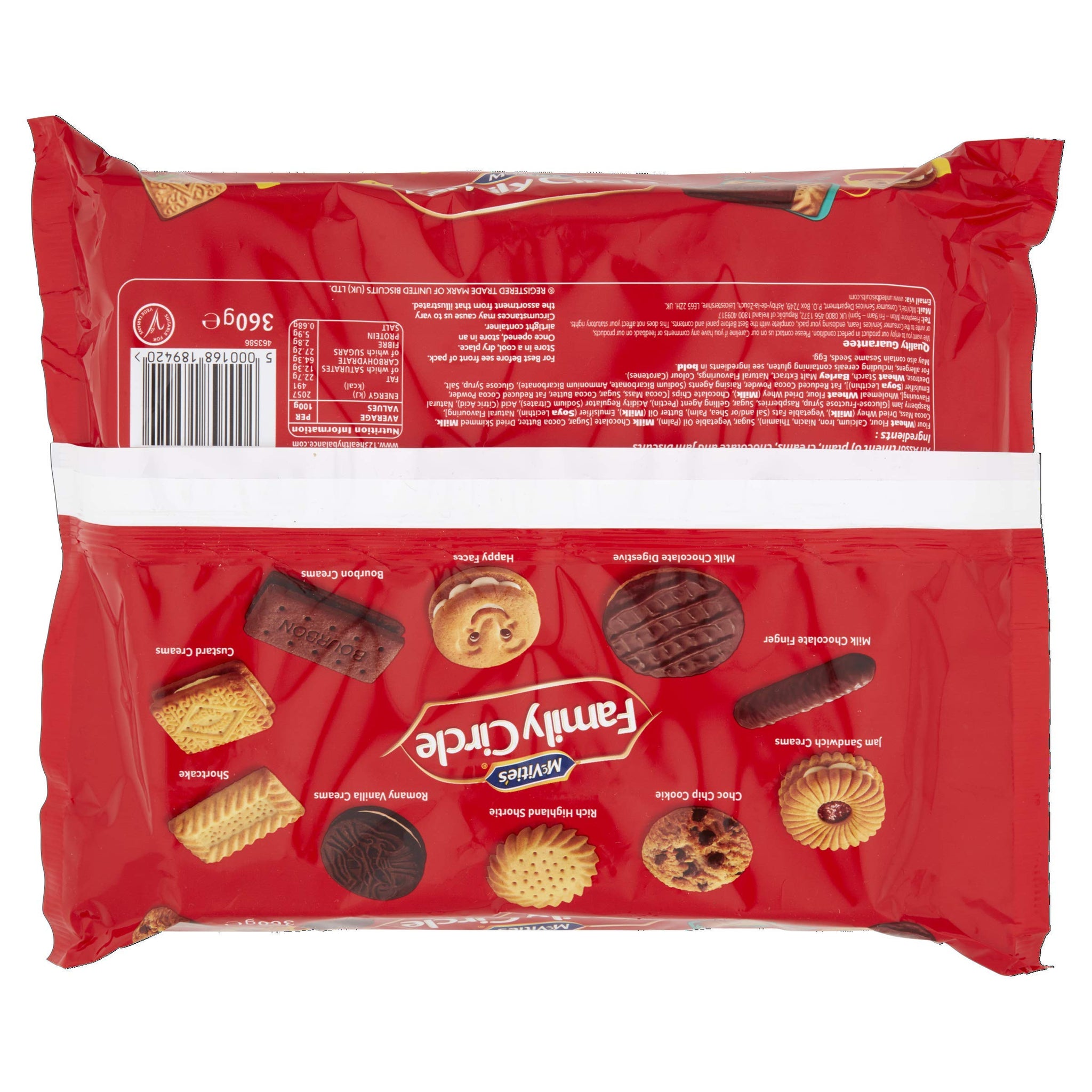 McVitie's Family Circle Biscuit Assortment, 360 g