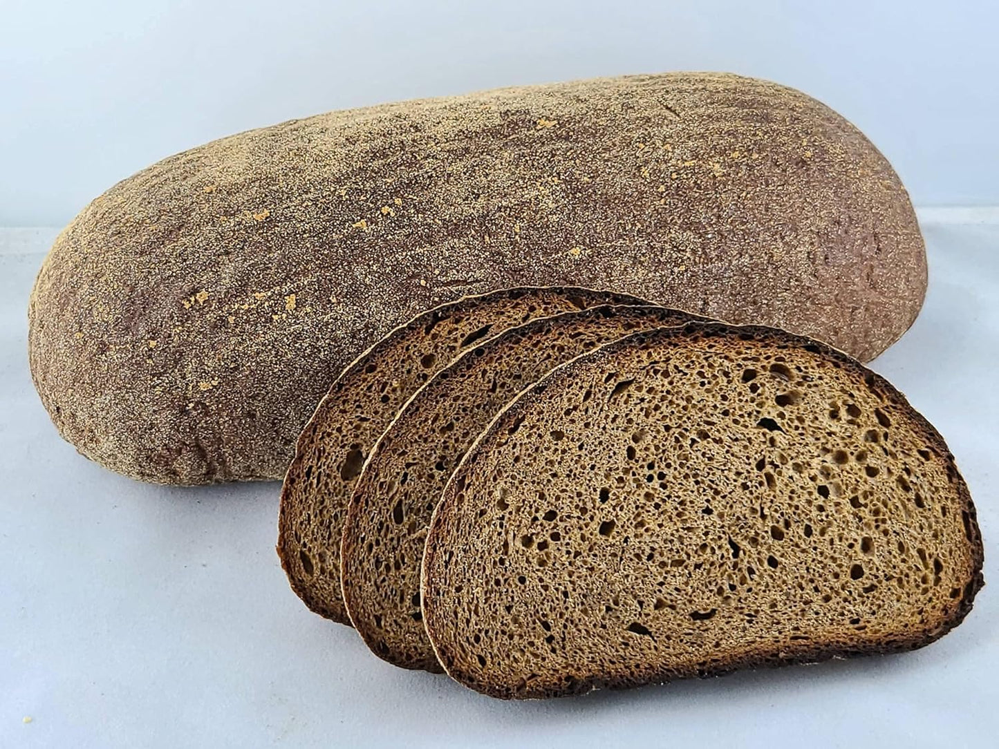 European Style 100% Rye Bread & Lithuanian Rye Bread (1 Loaf Each)