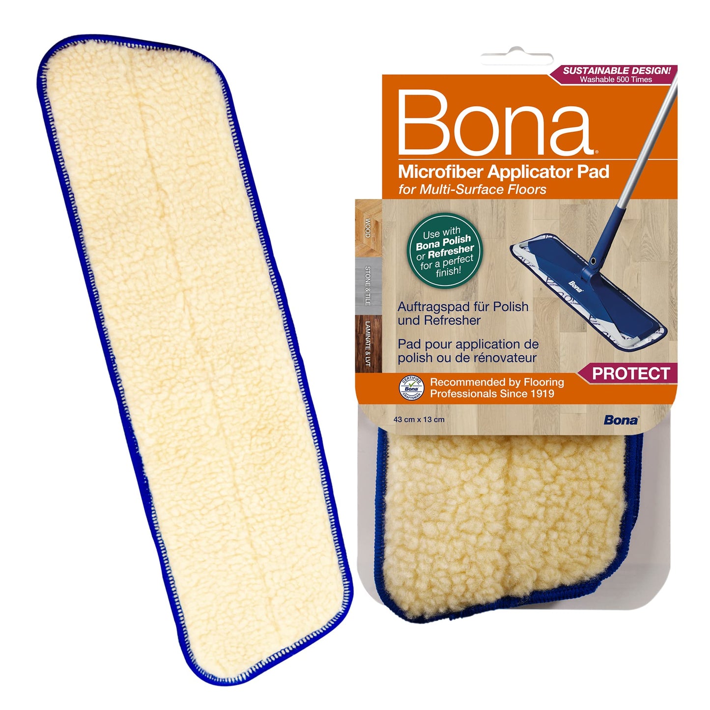 Bona Microfiber Applicator Pad, Beige
