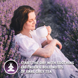 Sou Zen Earl Grey Lavender Loose Leaf Tea Blend 4oz | Ceylon Black Tea with Bergamot Oil and Lavender Flowers | Aromatic Black Tea Blend | Resealable