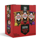 Dot's Pretzels Variety Pack, Original, Honey Mustard, and Cinnamon Sugar Pretzel Twist Snack, 1oz Individually Sized Bags (20 Count)