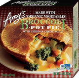 Amy's Frozen Meals, Broccoli Pot Pie, Made With Organic Vegetables, Microwave Meal, 7.5 Oz
