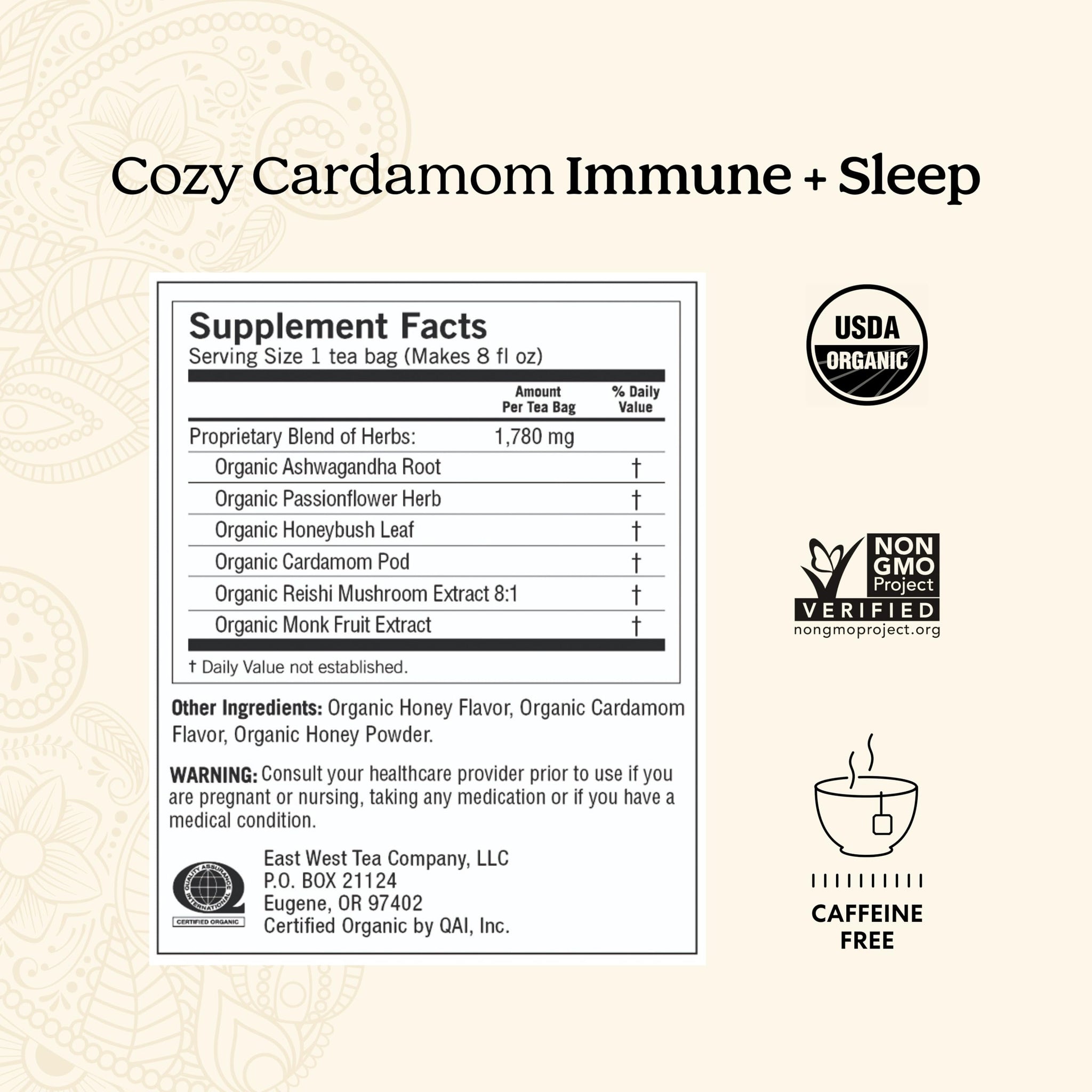 Yogi Tea Sleep & Immunity Variety Pack (4 Pack, 16 ea) - Supports a Good Night's Sleep - Organic Caffeine-Free Teas