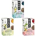 Numi Organic Damiana Herbal Tea Variety Pack - Relax, Focus & Uplift with Damiana, Butterfly Pea Flower, Lemon Balm, Gingko (Pack of 3), 16 Count